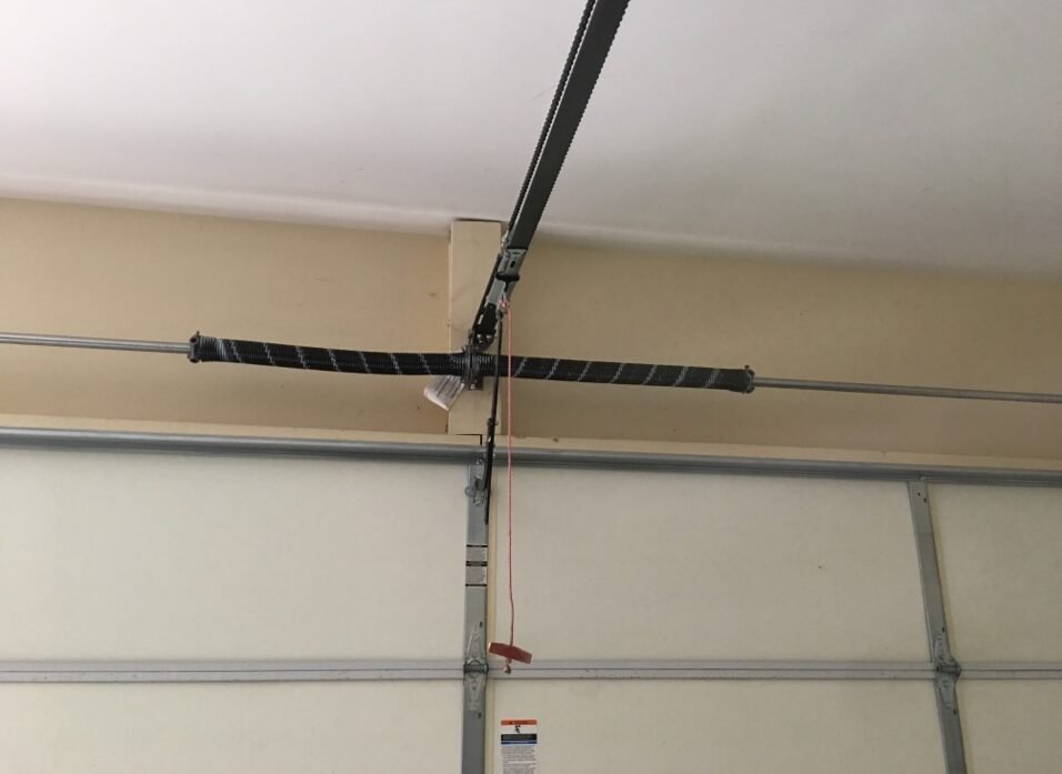 garage door spring replacement.