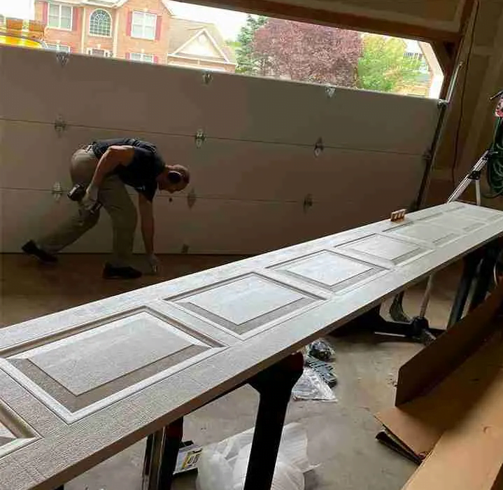The Meadows Damaged Garage Door Panel Replacement